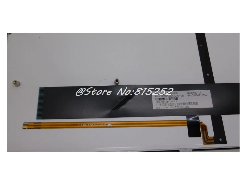 Клавиатура для ноутбука Gigabyte AORUS X7 DT V6 США с черной рамкой и Цветной