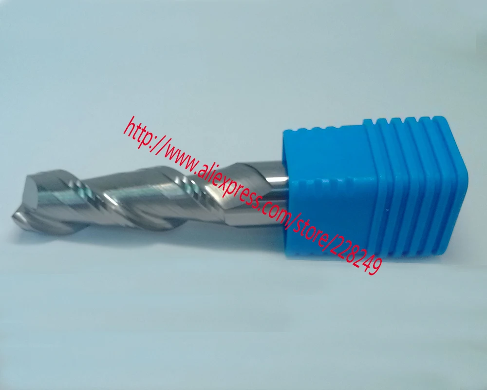 

1pc D10*45*D10*100 HRC50 2 Flutes Solid Carbide Flat End Mills For Aluminum CNC Milling Cutters Router Bits