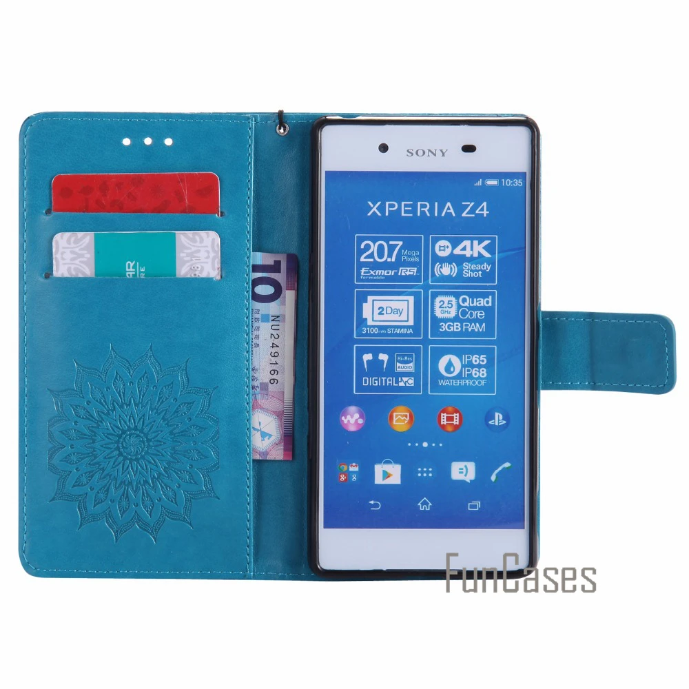 Рельефный чехол с изображением цветов и СПС coque sony Xperia Z4 Z3 плюс Чехол fundas E6533 E6553 5 2