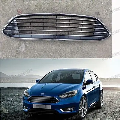 Замена верхней хромированной радиаторной решетки для Ford Focus 2015 2016|Хромирование| |