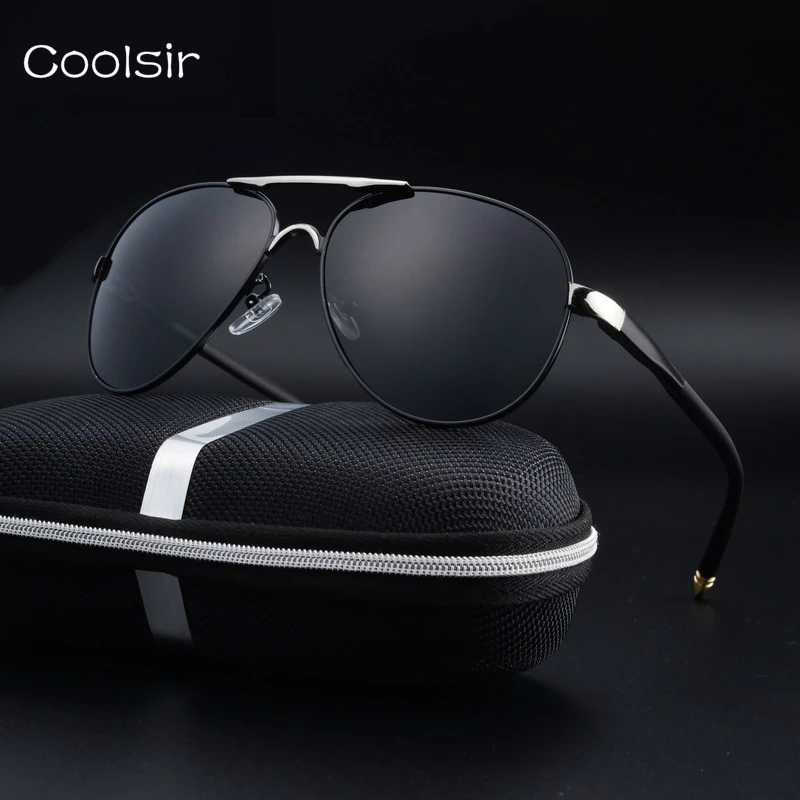 Новый 2017 coolsir бренд дизайн металлический каркас Поляризованные Авиатор