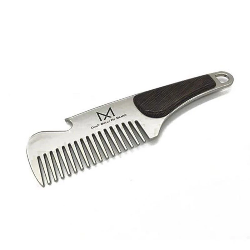 1 шт. Мужская Антистатическая Расческа для бороды 12 6 х3 5 см|beard comb|comb stainless steelstainless
