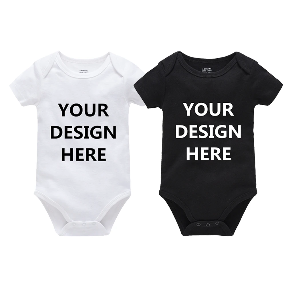 Одежда для новорожденных с коротким рукавом и принтом сделай сам Ilovedaddy Roupa Menina 2