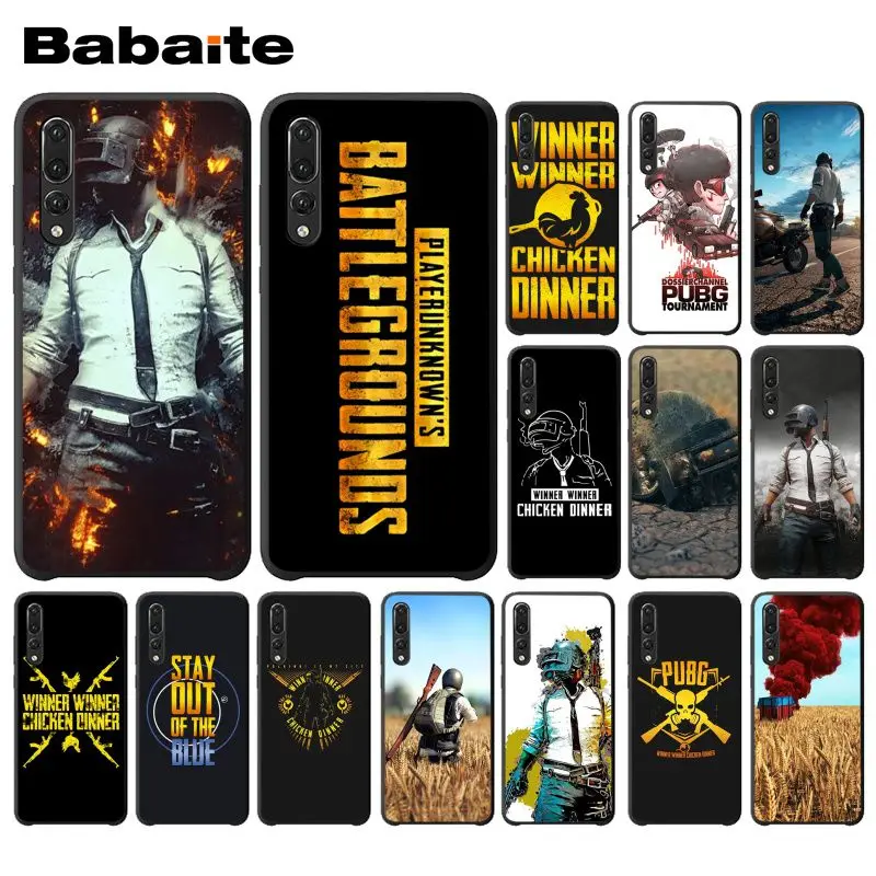 Чехол для телефона Babaite Playerunknown's Battlegrounds PUBG Huawei P20 Mate20 Lite Honor Play 8A 8C 7C 5A Y6 Y5 II