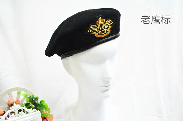 Мужские и женские сетчатые береты с орлом шляпы шапки для солдат спецназа