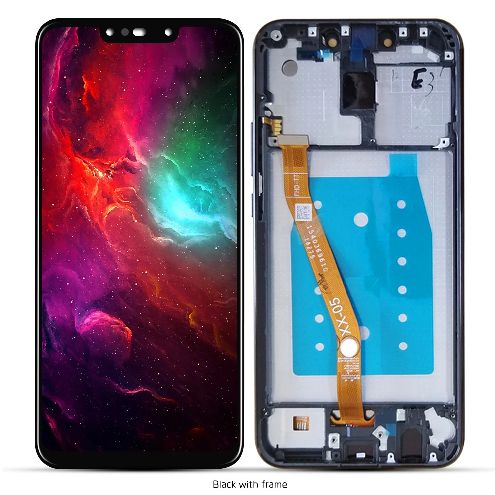 Дисплей huawei Коврики 20 Lite ЖК-дисплей Сенсорный экран дигитайзер для huawei Коврики 20 Lite ЖК-дисплей Коврики 20 Lite SNE LX1 LX2 LX3 Экран - Цвет: Black with frame