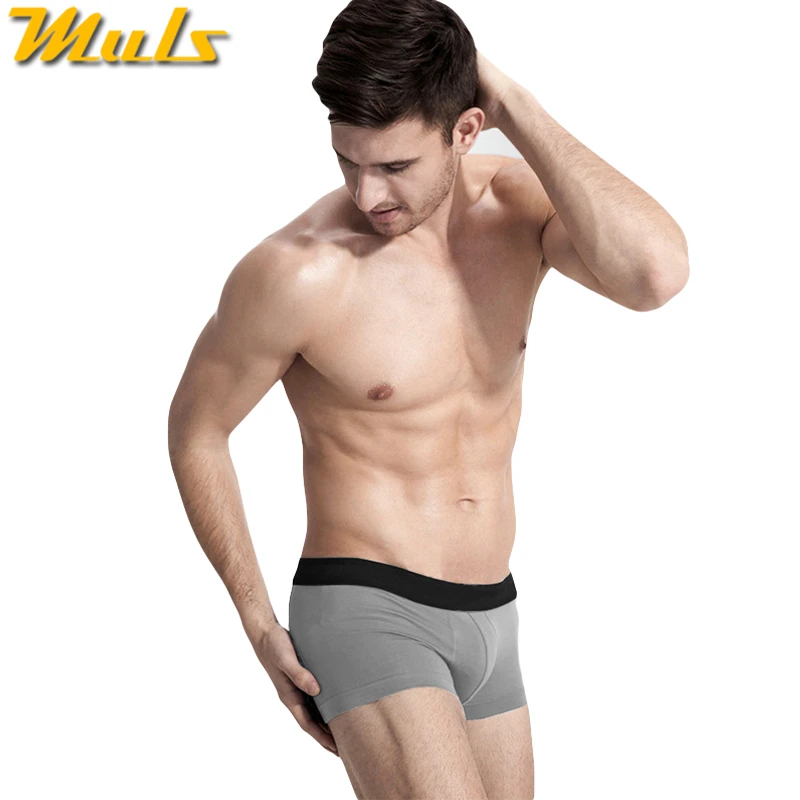 Трусы-боксеры Мужские дышащие 95% хлопок 5% спандекс без коробки 4 шт./лот | Мужская