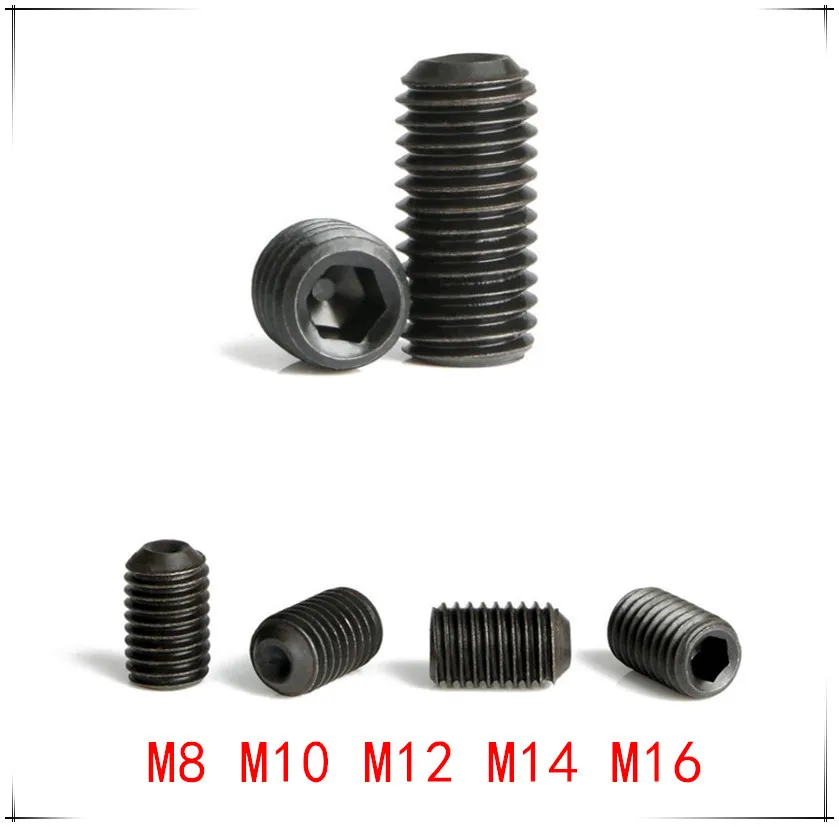 Набор болтов с шестигранной головкой DIN916 винты M8/M10/M12/M14/M16 * 6/8/10/12/16/20/30/40/50 мм из