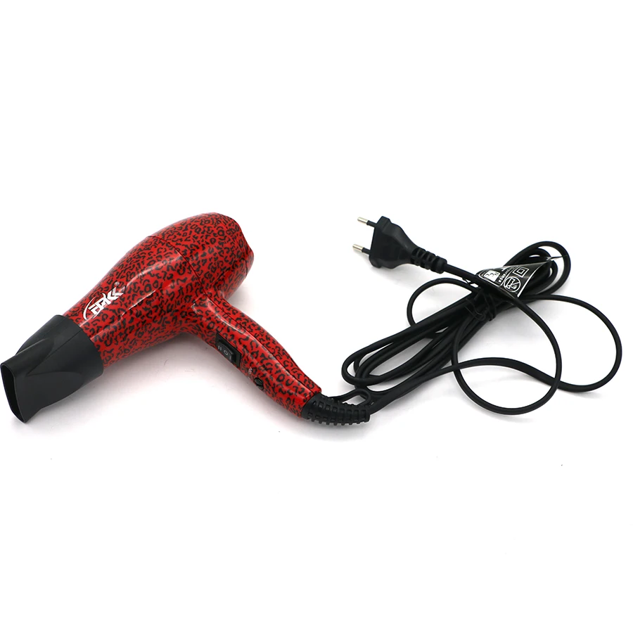 FMK 3 шт. красный/зебра Плойка для профессиональной завивки + Фен Выпрямитель волос