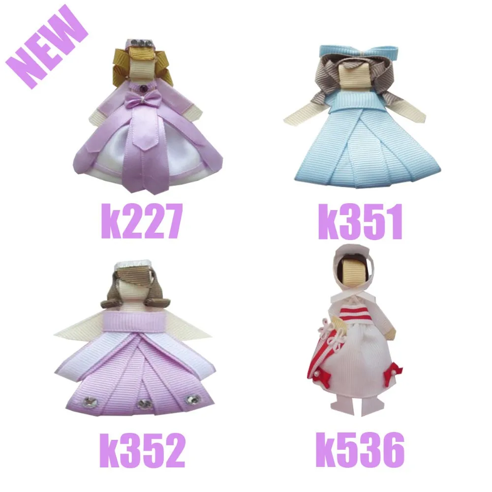 

Free Shipping 16 PCS Fashion Popular Character Princess Hair Bows Style Boutique Girl Bug Bow