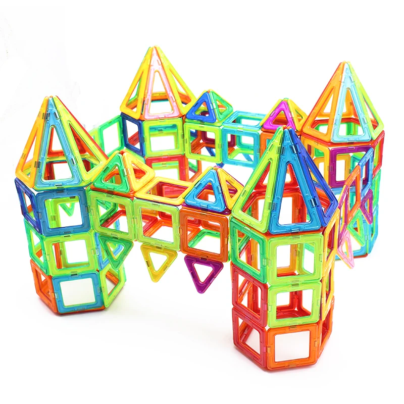 162 шт. большой Размеры Магнитный конструктор строительные блоки игрушки Technic