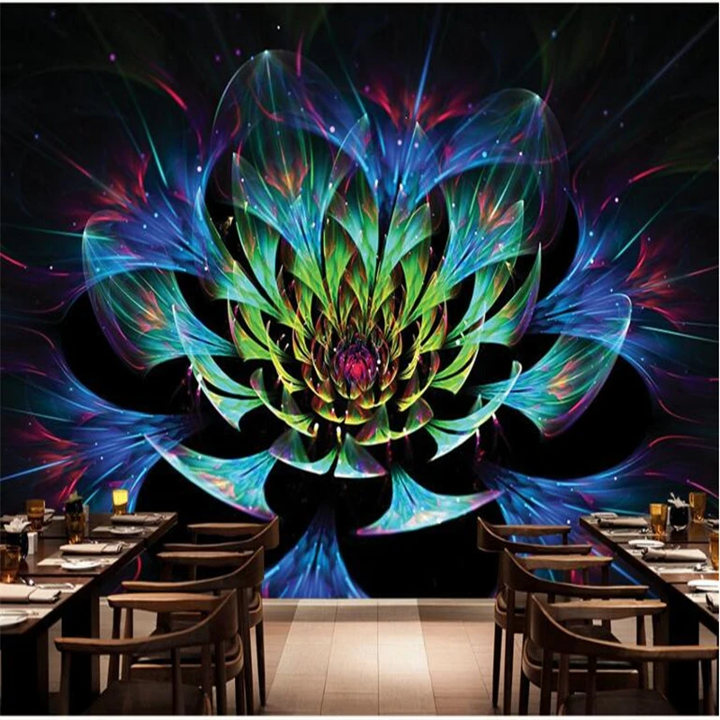 Обои большие обои ослепительные цветы журнальный столик рабочий стол дизайн