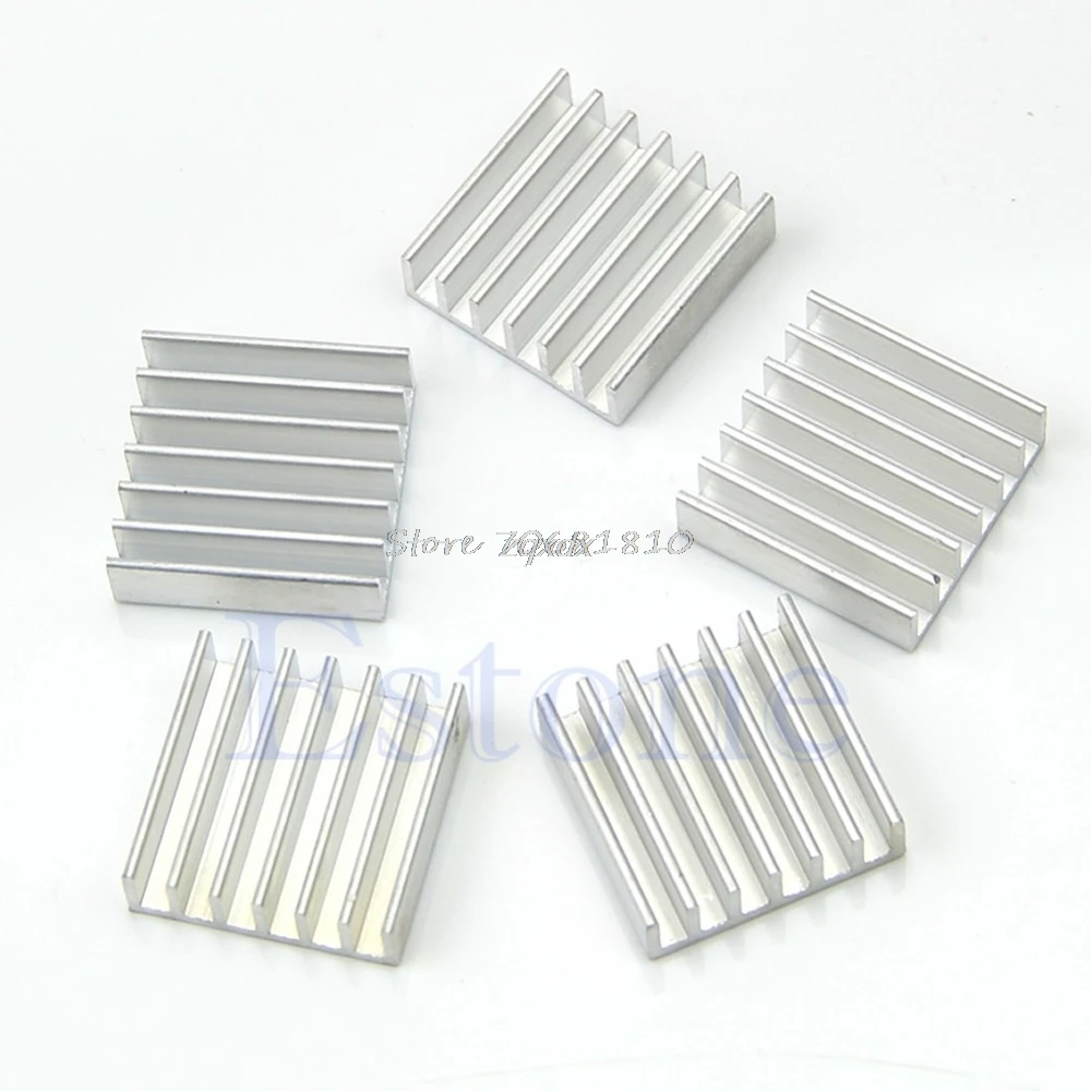 

5Pcs/pack Aluminum Heat Sink For Memory Chip IC 14*14*6mm Whosale&Dropship