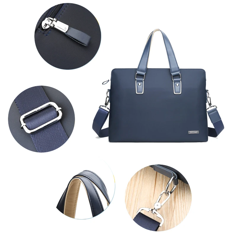 Мужская сумка Модная водостойкая нейлоновая Горизонтальная Вертикальная 2 стиля