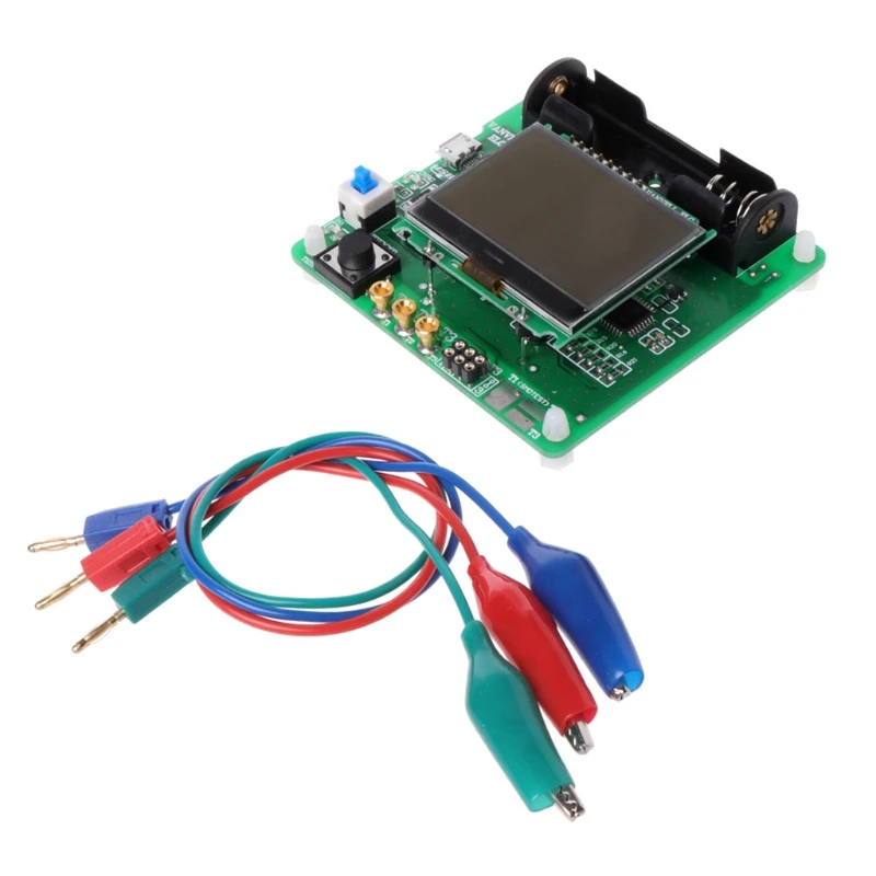 

M8 Graphics 3.7V Multi-Purpose Transistor Tester Diode Resistor ESR Capacitance Transistor tester