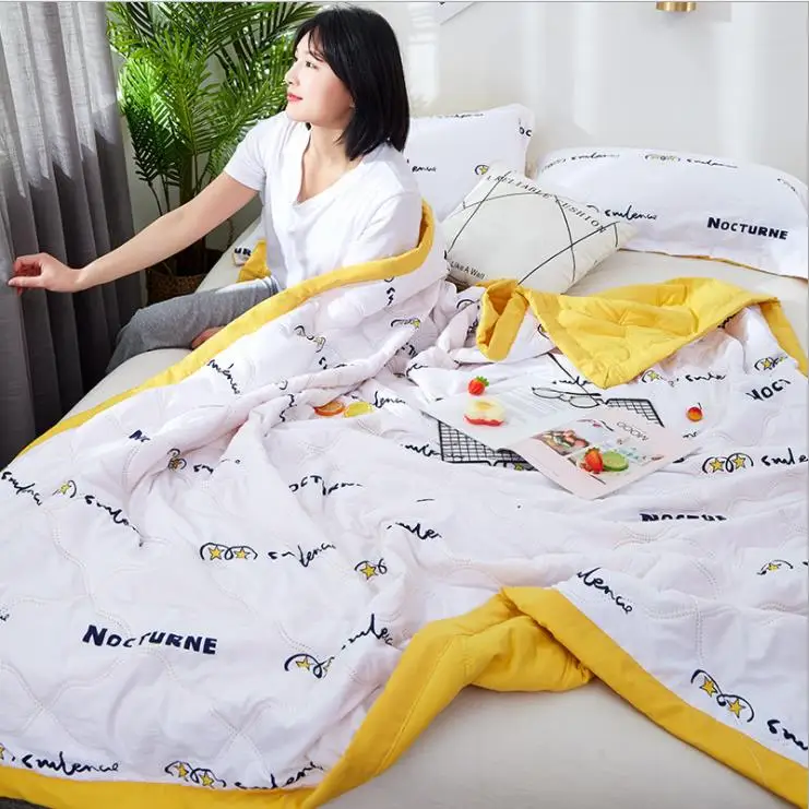 Korean version of washable cotton can wash air conditioned quilts for summer gifts Quilting cover | Дом и сад