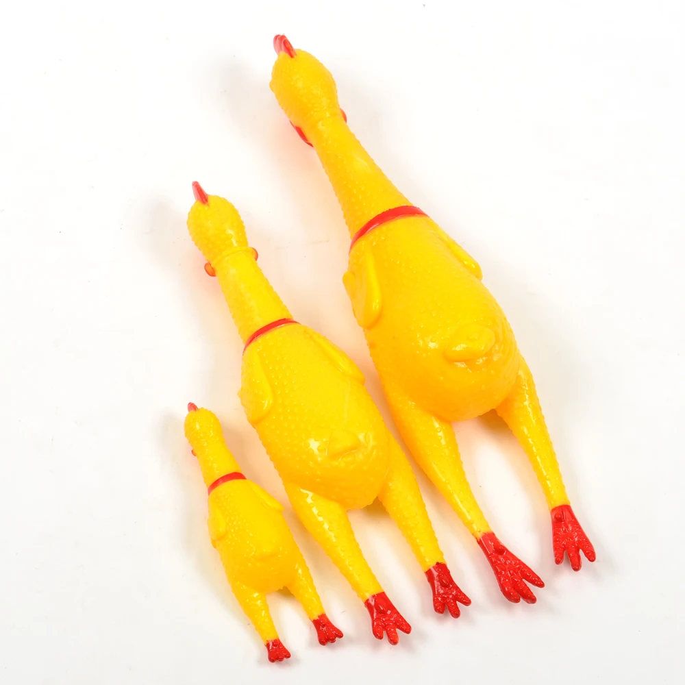 Hoopet игрушка для собаки визжающая желтая резина курица собака мальчик дети звук