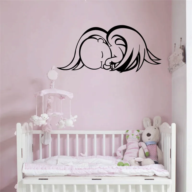 Спящий ребенок угол ребенка наклейки на стену автомобиль детская спальня