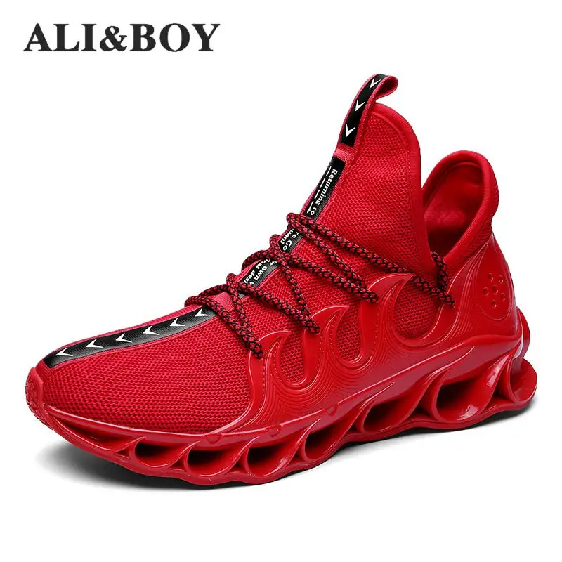 2019 New Outdoor For Men Free Running Jogging Walking Sports Shoes High-quality Lace-up Athietic Breathable Male Sneakers 45 46 | Спорт и