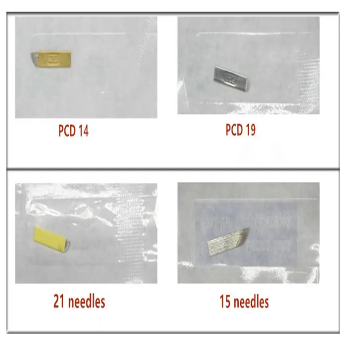 300 Pcs 12 14 18 Pins Permanent Makeup Manual Eyebrow Tattoo Needles Blade For 3D Embroidery Microblading Pen Machine | Красота и