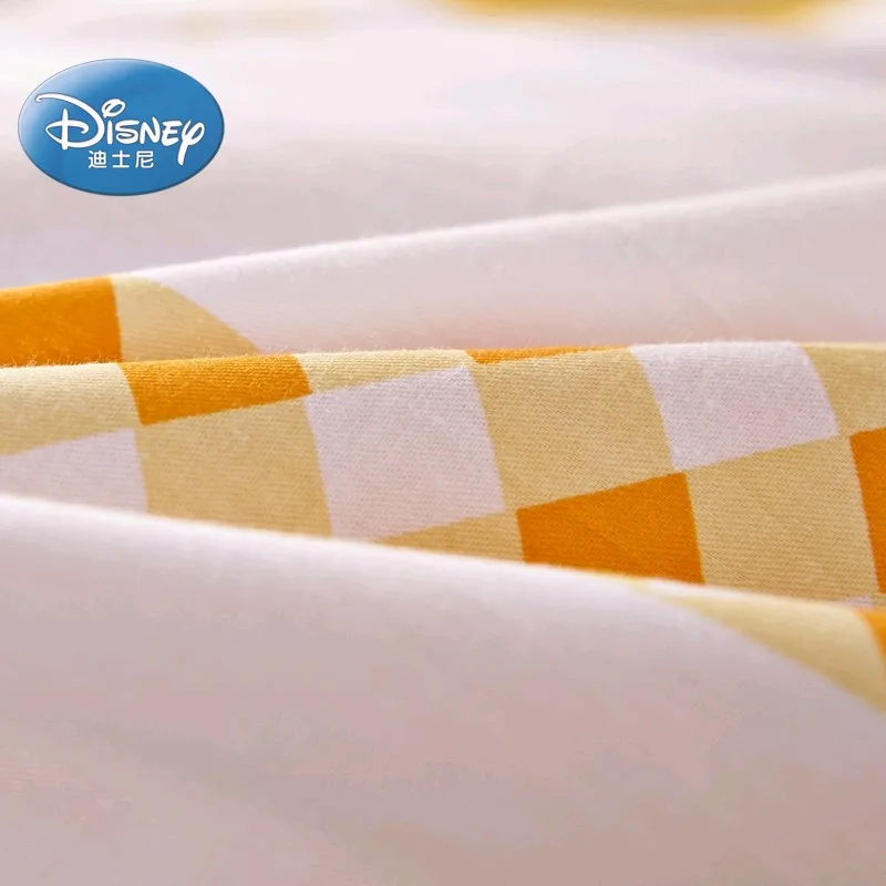 Disney желтого цвета с Винни-пухом для постельного белья Украшения в спальню простыни пододеяльник набор 3/4 шт. Твин Полный Размеры