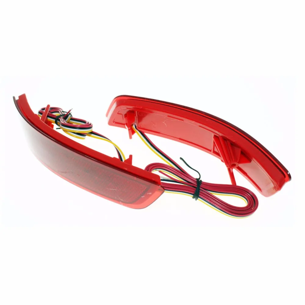 Красный Светодиодный отражатель заднего бампера для Toyota каролла/Lexus GS ES 250/350/300h/450