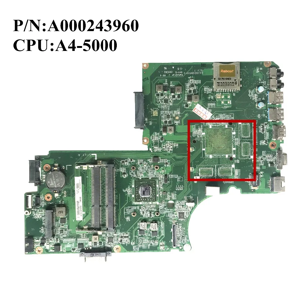 SZWXZY оригинал для ноутбука Toshiba Satellite L75D A материнская плата портативного