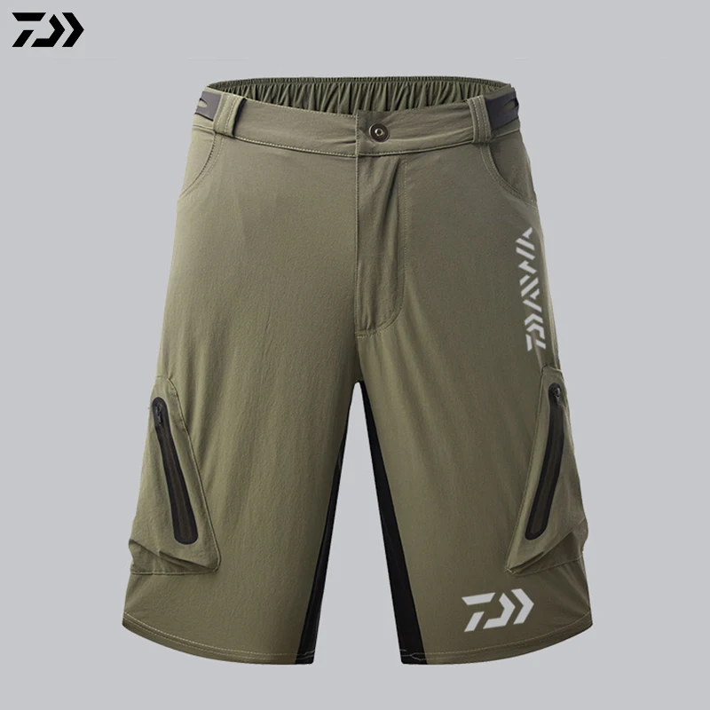 Daiwa шорты летние водонепроницаемые мужские Рыболовные костюмы дышащие уличные спортивные шорты с карманами рыболовные шорты
