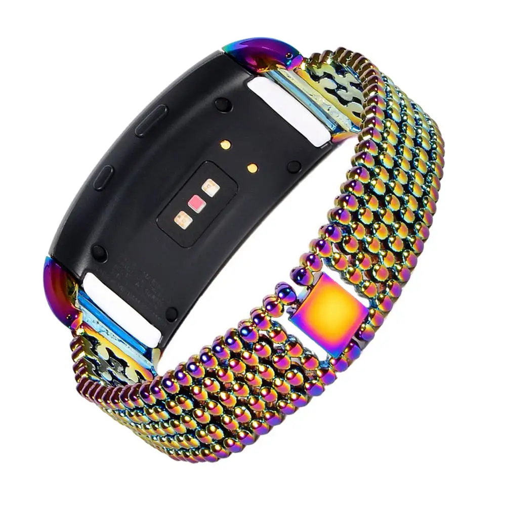 Фото Умные браслеты браслет из нержавеющей стали для Samsung Gear Fit2 SM R360 ремешок на Умные браслеты браслет из нержавеющей стали для Samsung Gear Fit2 SM R360 ремешок на