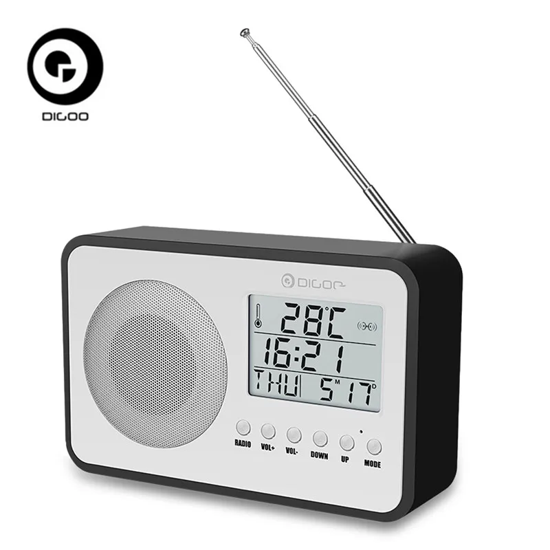 Digoo DG FR600 SmartSet беспроводной Деревянный винтажный цифровой FR радио Будильник