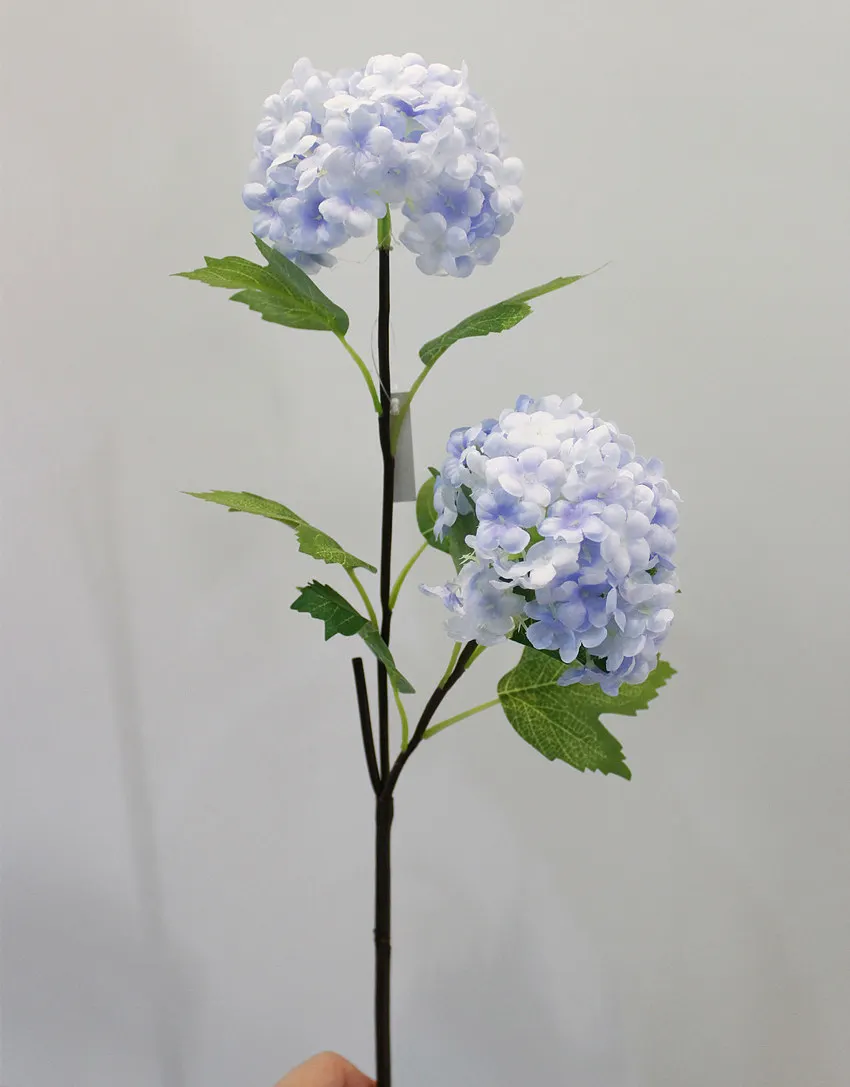 Лидер продаж 3 головки осенняя искусственная Гортензия цветы композиция