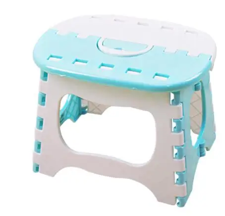 

Plastic Folding 6 Type Thicken Step Portable Child Stools (Light blue) 24.5*19*17.5cm