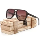 Солнцезащитные очки-авиаторы в стиле ретро для мужчин и женщин, Поляризационные солнечные аксессуары из натуральной древесины, ручной работы