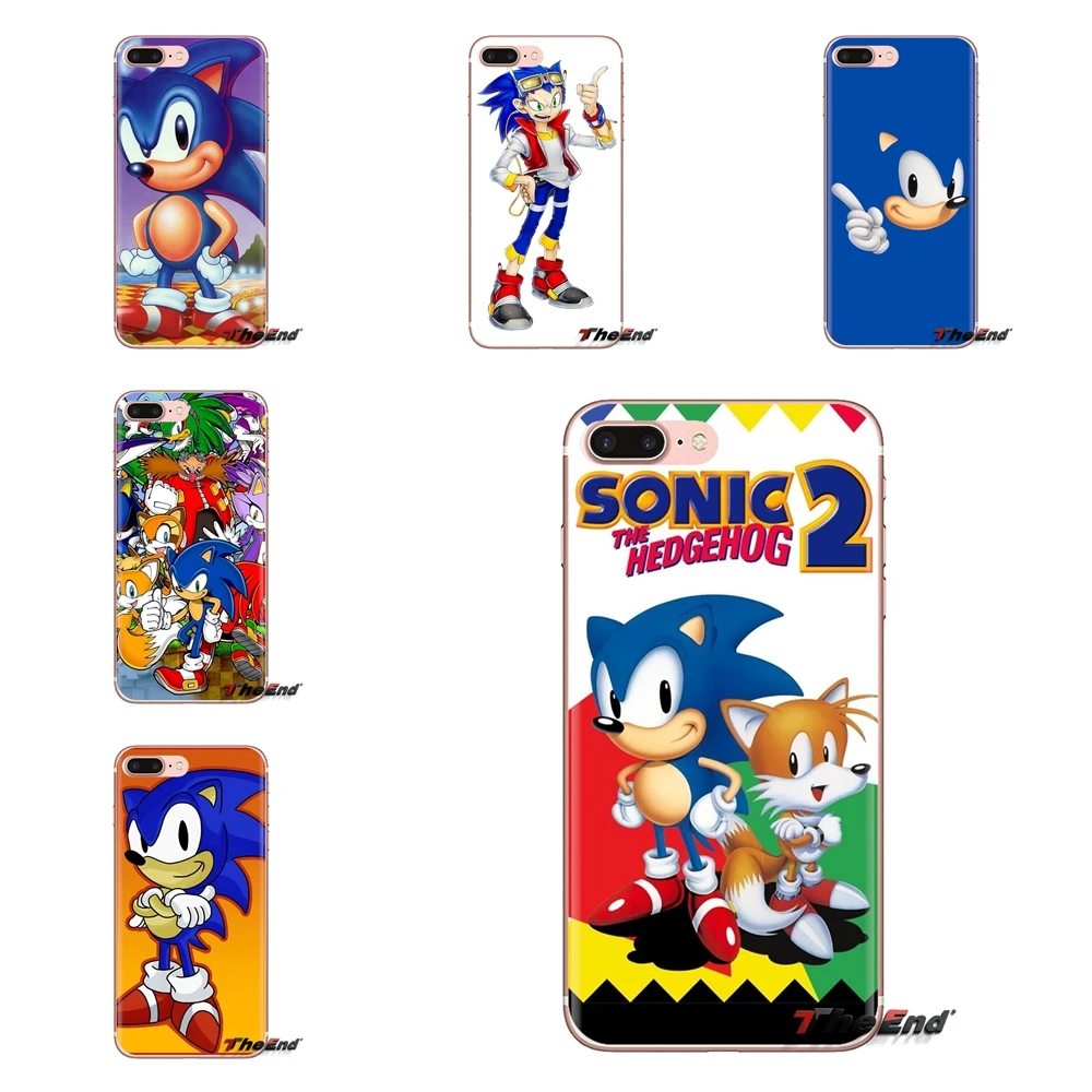 Мягкие прозрачные чехлы для iPod Touch Apple iPhone 4 4S 5 5S SE 5C 6 6S 7 8 X XR XS Plus MAX Sonic the Hedgehog |