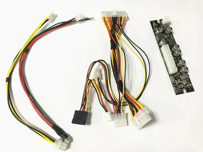 Блок питания постоянного тока ATX PSU 12 в 250 Вт Pico переключатель 24pin MINI ITX DC для