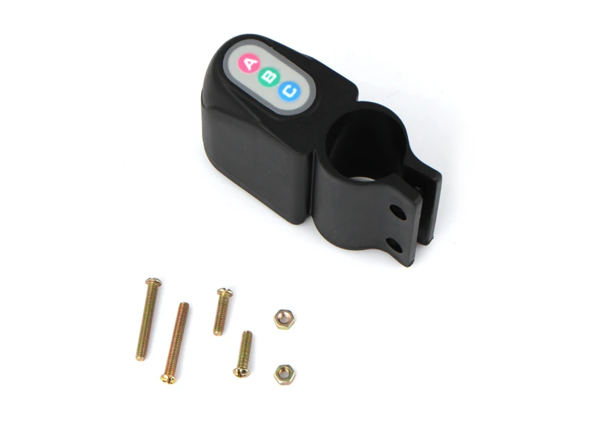 Free shipping!Bicycle Motorbike Moped Digital Lock Sound Loud Electronic A Burglar Alarm Retail Packaging Black |