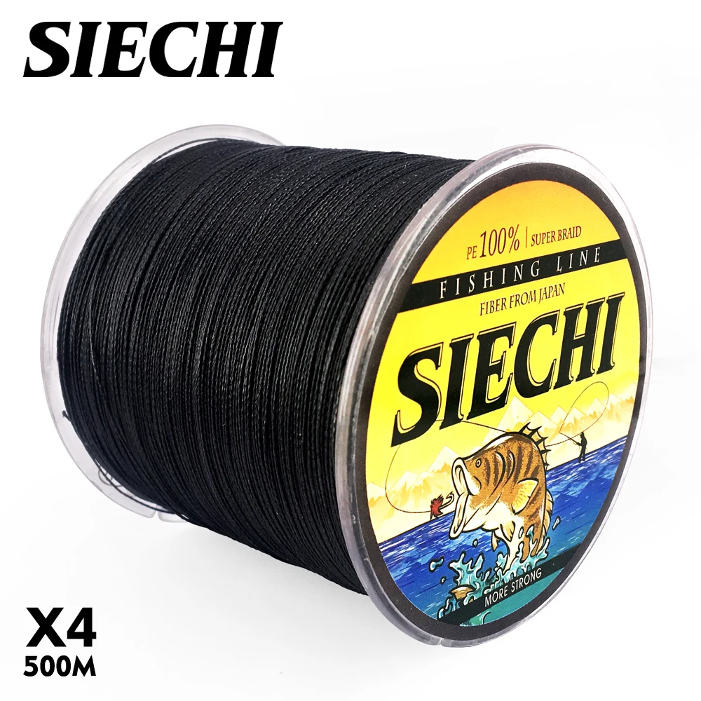 SIECHI 500 м рыболовная леска 4 пряди плетеная многонитевая для ловли карпа
