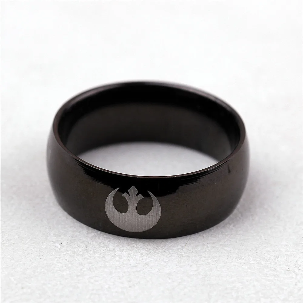 Игра фильм Звездные войны кольцо из нержавеющей стали кольца мужские ювелирные