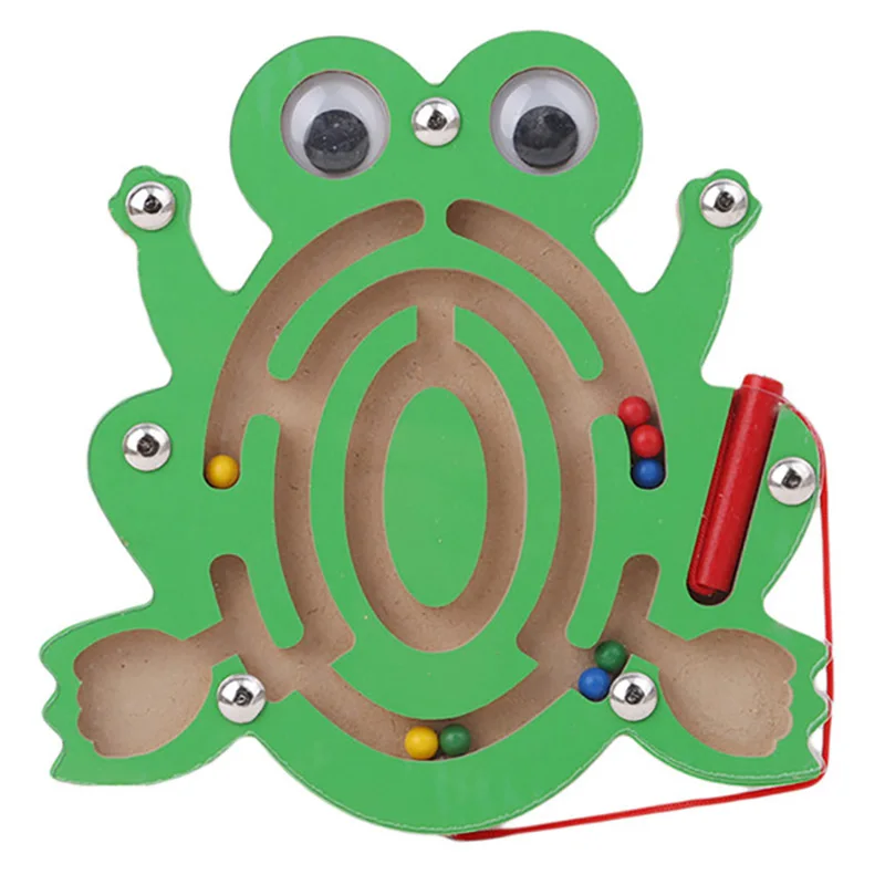 Aitesen детей Магнитный лабиринт игрушки для деревянная головоломка раннего