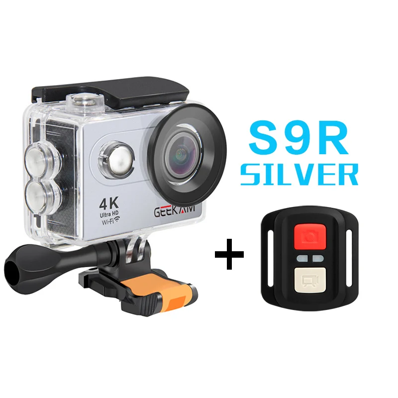 GK-S9R Silver GEEKAM S9R/S9 Экшн-камера Ultra HD 4 K/10fps WiFi 2," Подводный Водонепроницаемый шлем видеокамера s Спортивная камера - Цвет: GK-S9R Silver