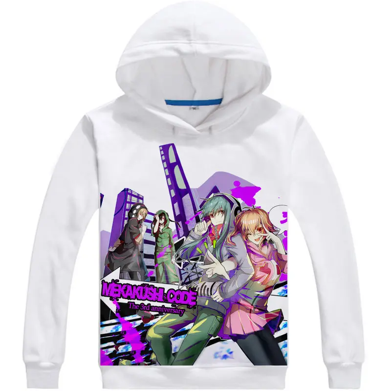 Kagerou Project Heat Haze Толстовка Аниме Драконий жемчуг Takane Эномото Косплэй белый