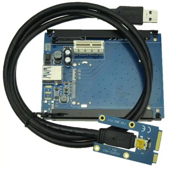 Мини PCIe для pci-e слота адаптер PCI Express 1x Riser Card поддерживает звуковая карта сети