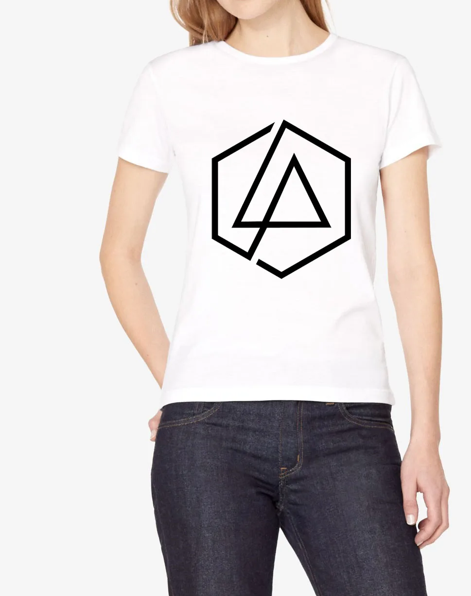 Linkin Park Print с коротким рукавом o образным вырезом Женская футболка 2019 Лето Новые