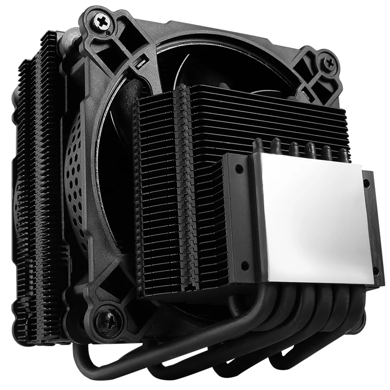 Jonsbo Cr-301 6 тепловая трубка вниз давление Rgb светильник процессор радиатор двойной 12 см бесшумные вентиляторы ШИМ интеллектуальный контроль температуры Cpu C