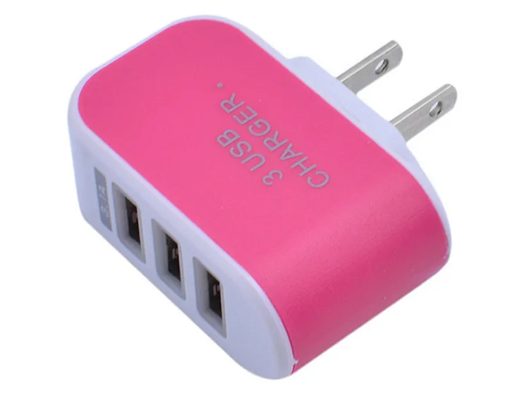 Настенное зарядное устройство с 3 USB-портами 5 в 1 а | Электроника