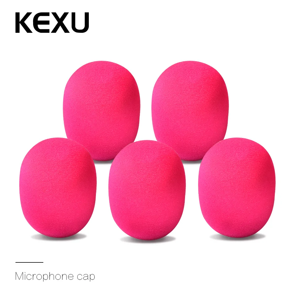 5 шт kexu Mudder пена Студийный микрофон крышка ручной микрофон на лобовое стекло черный для профессионального микрофона беспроводной микрофон