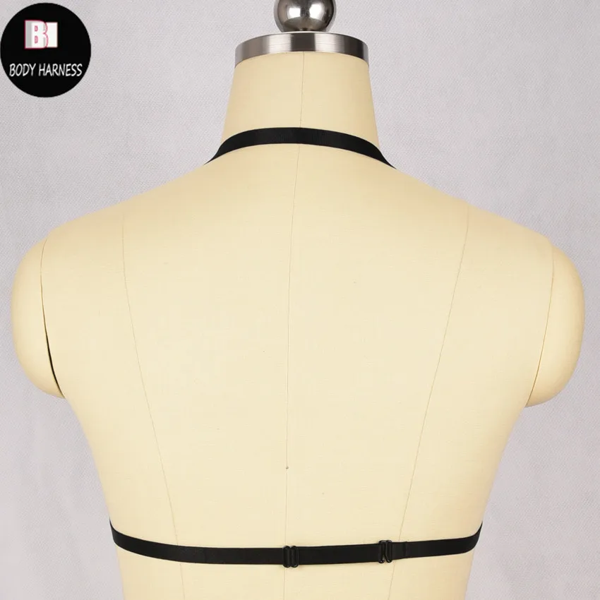 Женский кружевной бюстгальтер в стиле Харадзюку готический клетку