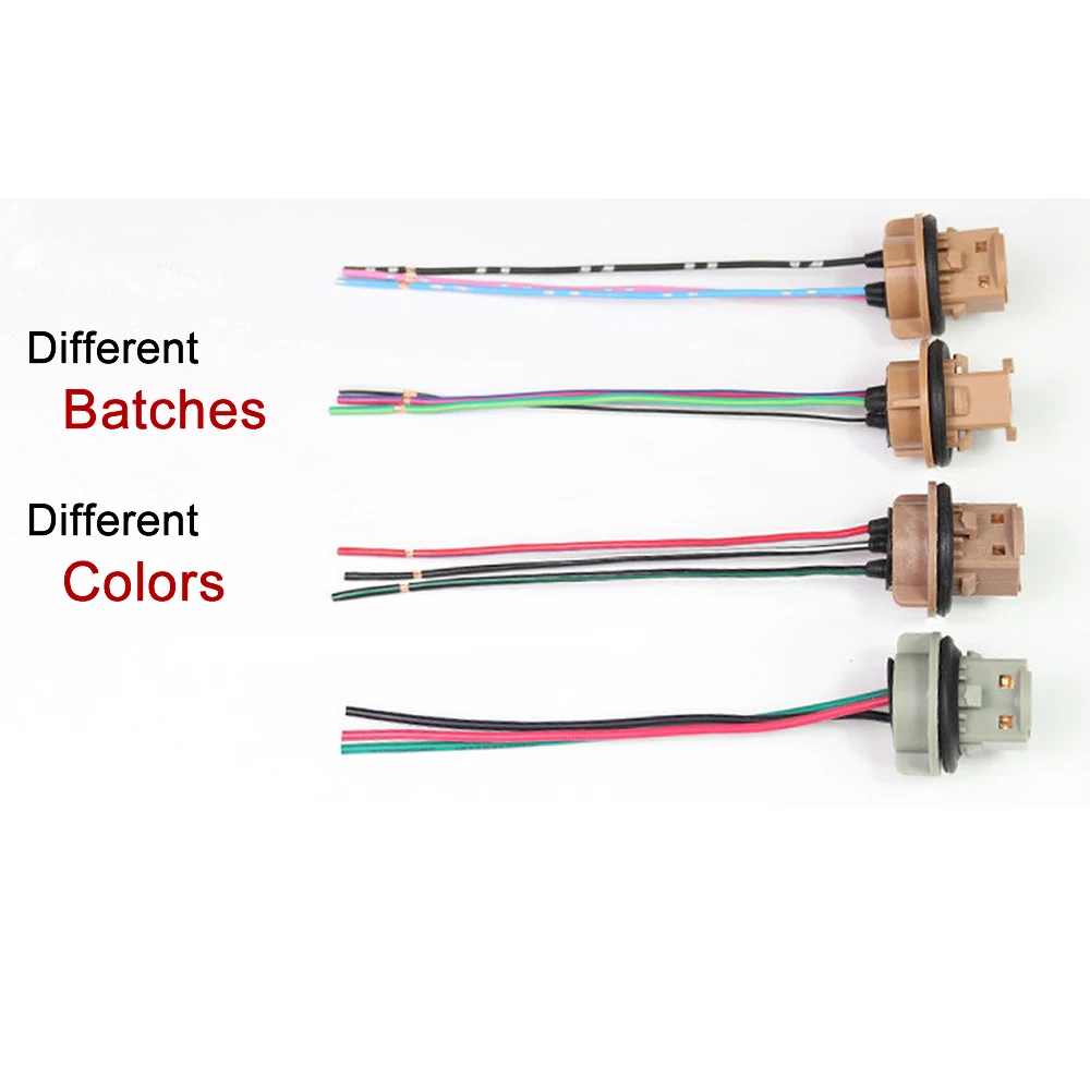 T20 7443 Base Car Bulb Double Wire Socket LED Lamp Brake Turn Signal Light Copper Core Wire