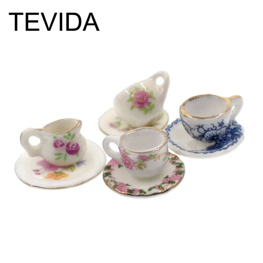 Tevida Q51 10 шт Мини фарфоровая керамическая чашка чайник бусины/DIY серьги