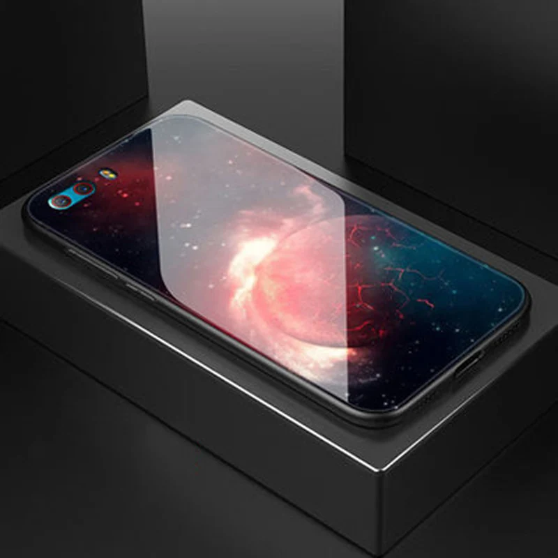 Роскошный чехол из закаленного стекла для Nubia Z17 MiniS, чехол с мягкой силиконовой рамкой, жесткая задняя крышка для Nubia Z 17 Minis z17minis, оболочка